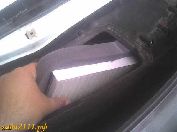 Замена салонного фильтра на автомобиле лада калина