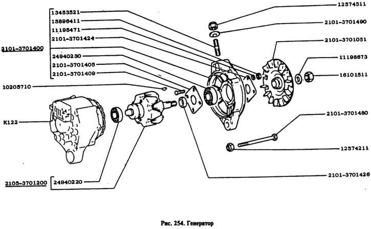 Ваз-2101, генератор: схема подключения, ремонт, замена