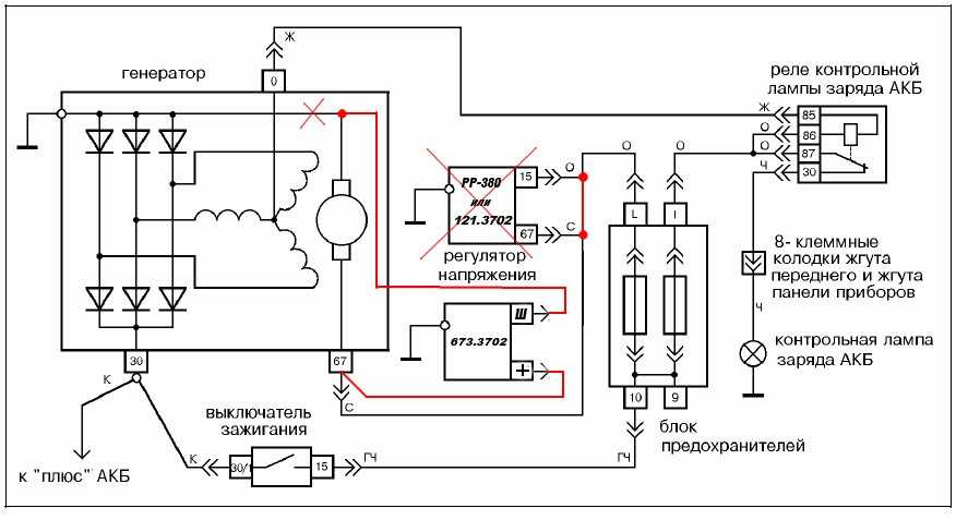 Регулятор напряжения генератора ваз 2107 – проверка и замена