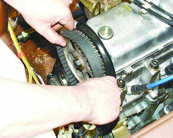 Замена ремня грм двигателя автомобиля ваз 2108, 2109, 21099