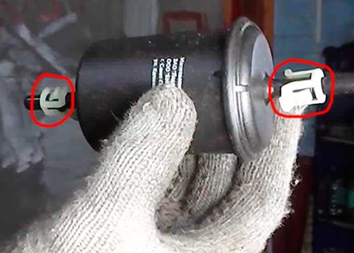 Как самому заменить топливный фильтр в ваз lada kalina: видео- и фотообзор