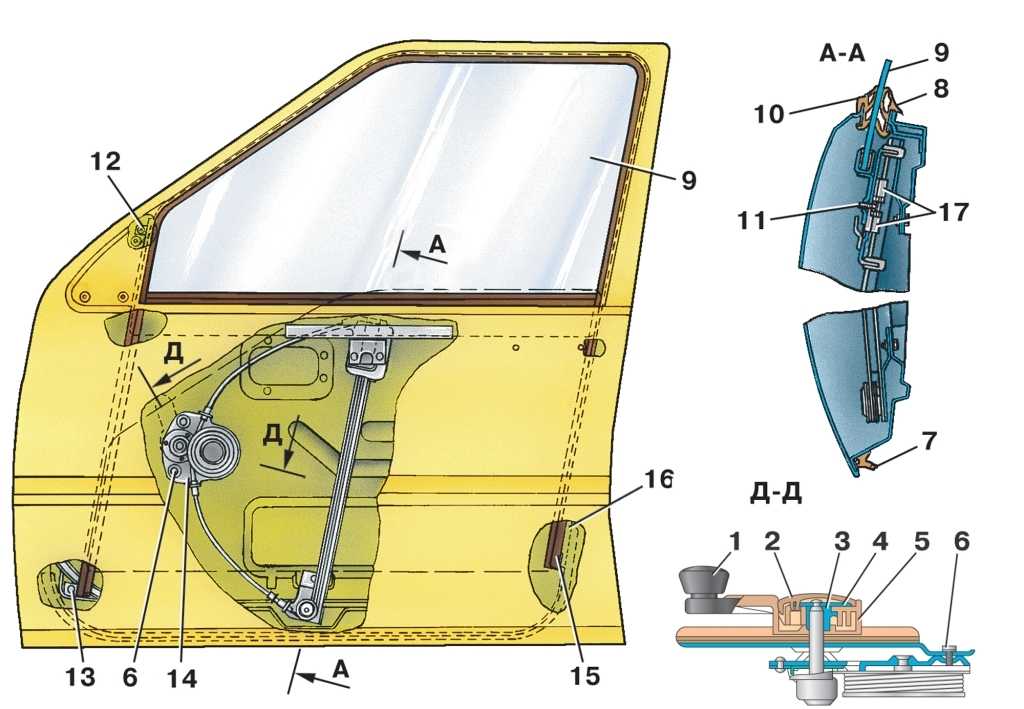 Стеклоподъемник ваз-2110 электрический: типы, схема подключения и ремонт