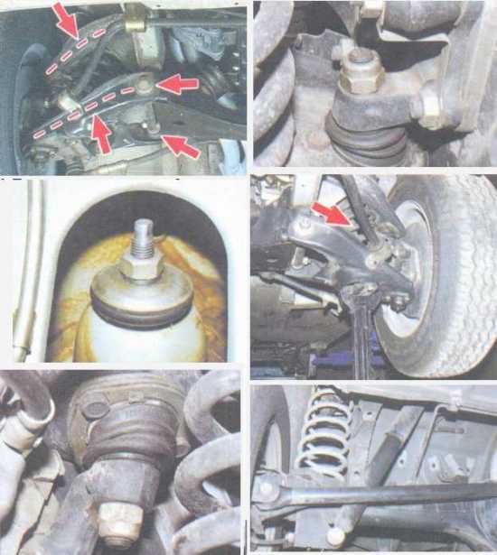 Передняя и задняя подвеска на ваз 2107: особенности и ремонт