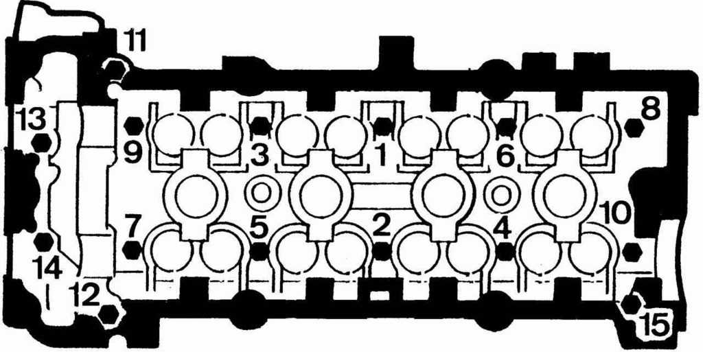 Замена прокладки головки блока цилиндров в двигателе ваз 21124, 21126
