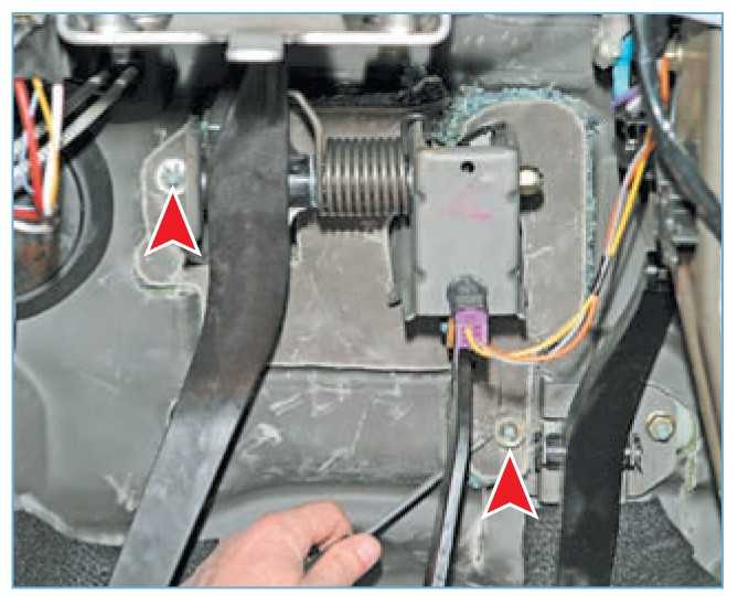 Снятие и установка агрегатов abs лада ларгус